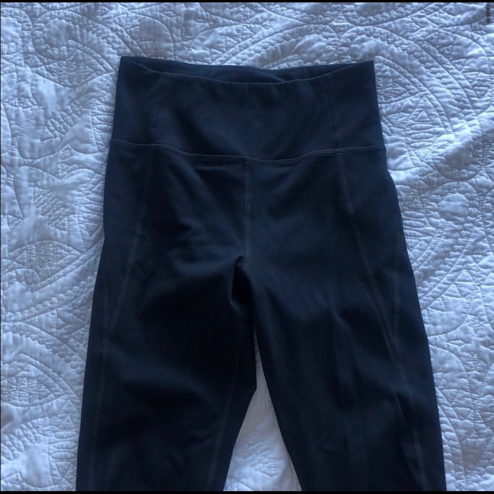 Girlfriend Collective High Waist Black Leggings M